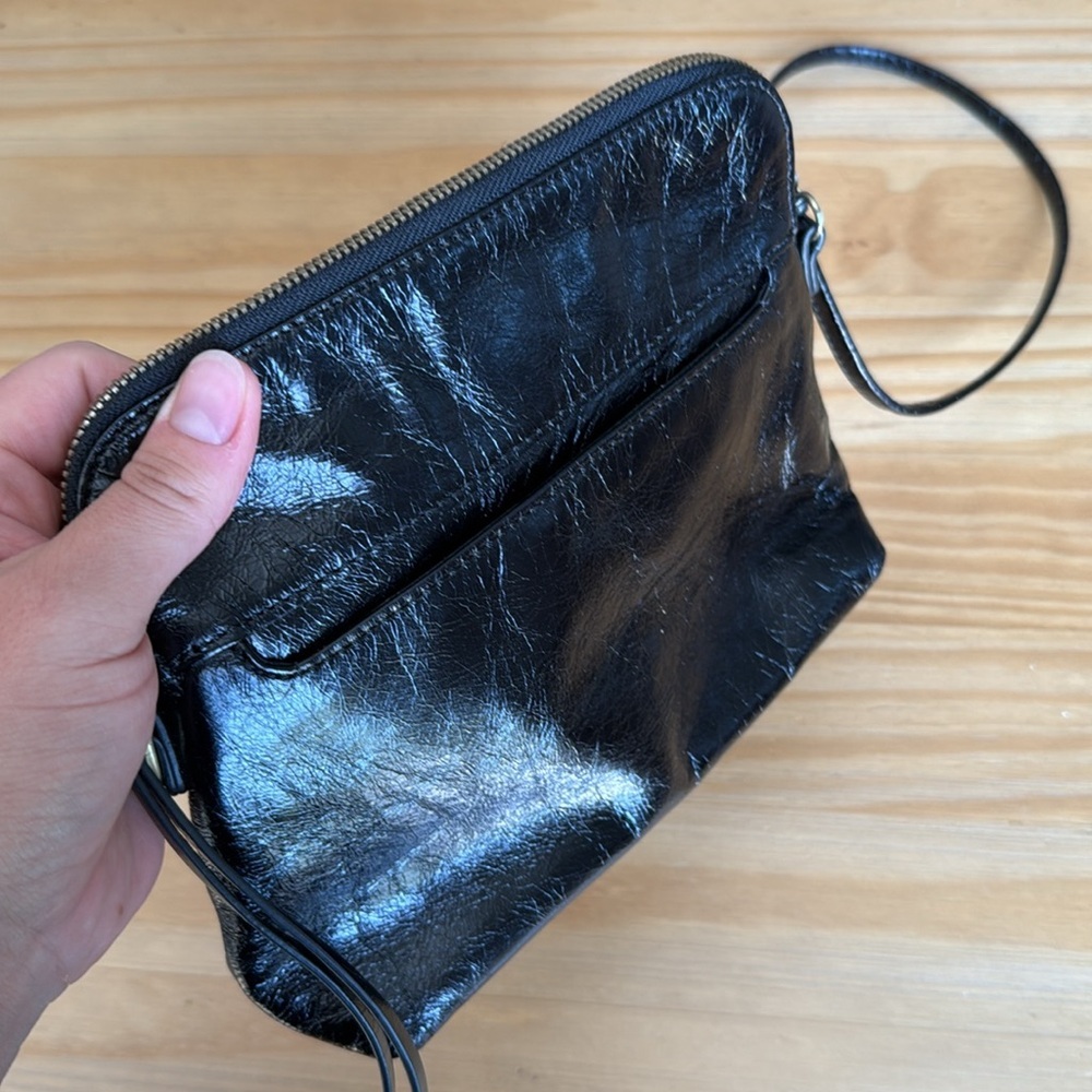HOBO Black Genuine Leather Shoulder Bag - Picture 8 of 13